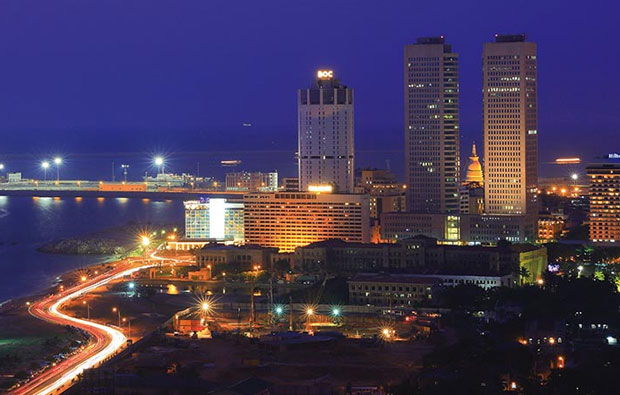 Colombo City by night