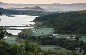 view across dalat at 1200 golf resort
