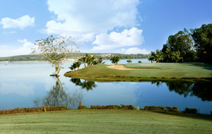 view towards green, dong nai golf resort, ho chi minh, vietnam