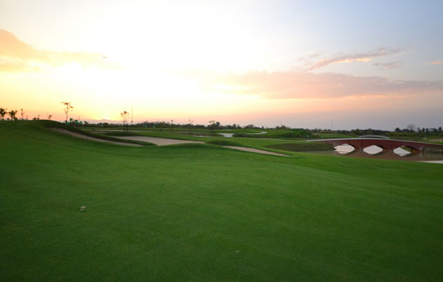 Hariphunchai Golf Club at Dusk