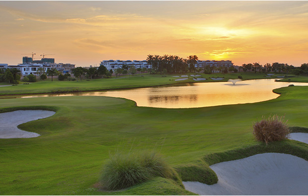 sunset horizon hills golf country club, johore, malaysia