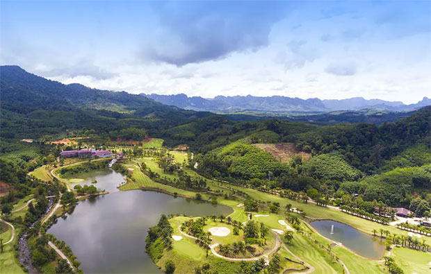 Katathong Golf Resort Aerial