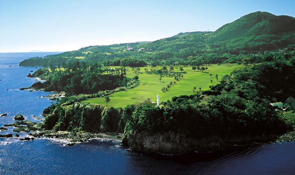 aerial view Kawana Hotel Golf Course Fuji Course