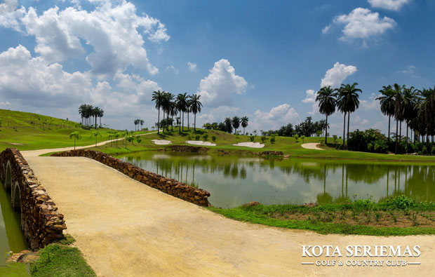 View across Kota Seriemas Golf and Country Club