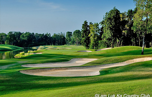 bunkers at lam lukka country club, bangkok, thailand