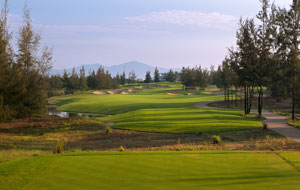 view of 12th hole, montgomerie links, danang, vietnam