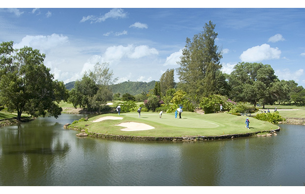 17th green phuket country club, phuket