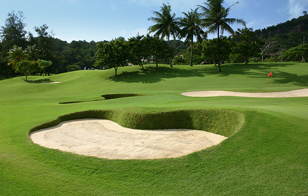 9th green phuket country club, phuket