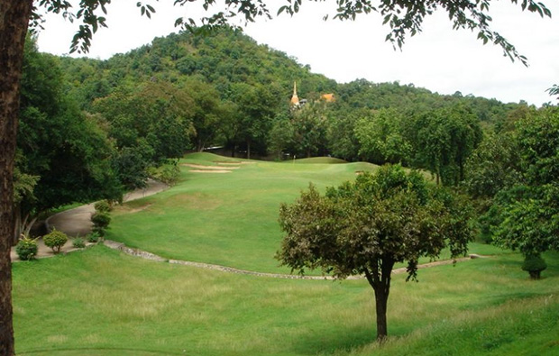 view to the green, royal hua hin golf course, hua hin, thailand