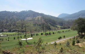 view to fairway, sacom tuyen lam golf club, dalat, vietnam