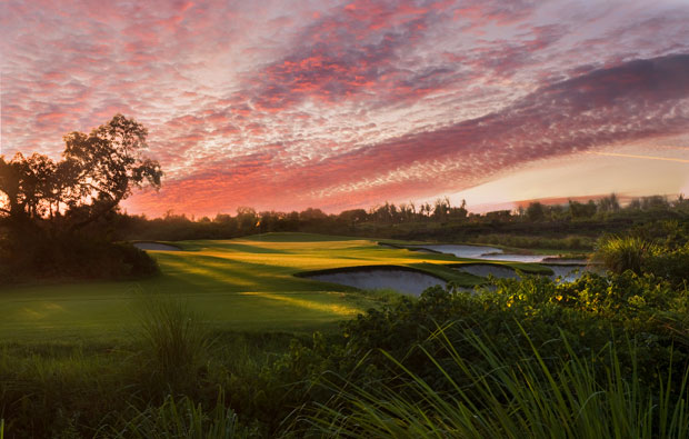 16th green Sandbelt Trails Golf Course Mission Hills