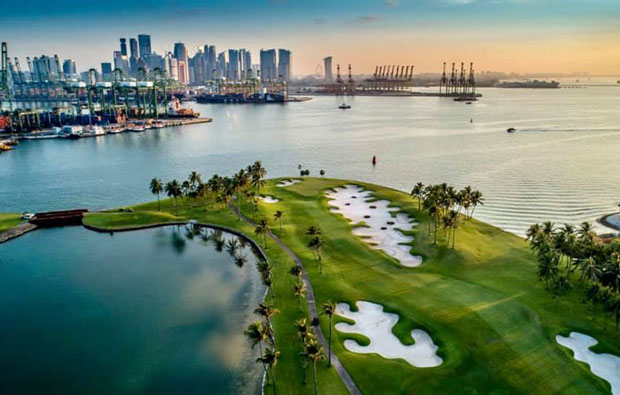 Sentosa Golf Club Aerial