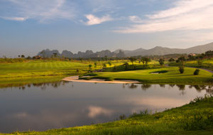 lake at sky lake golf resort lakes course, hanoi, vietnam