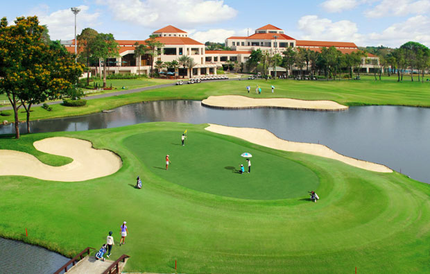 clubhouse, thana city golf club, bangkok, thailand