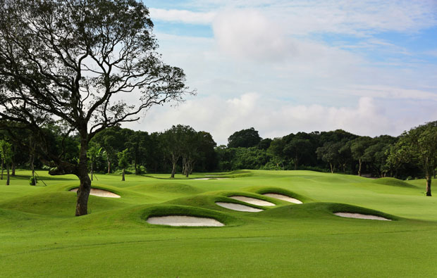 3rd green at the Vintage Golf Course Mission Hills