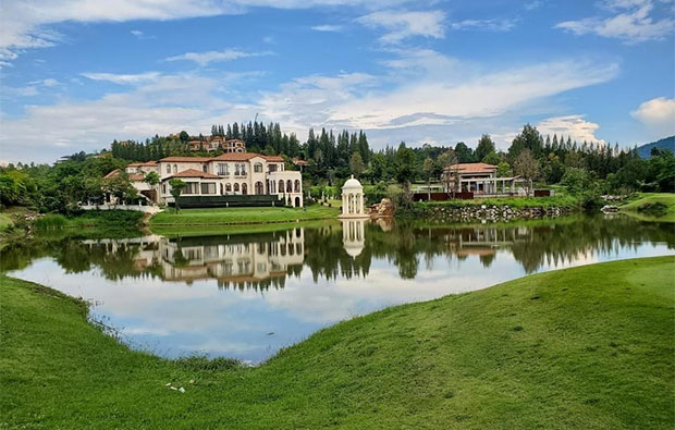 club house at khao yai, toscana valley country club, thailand