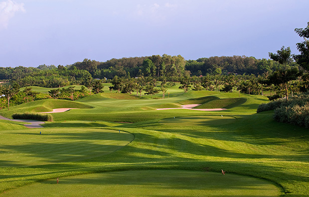 panorama, twin doves golf club, ho chi minh, vietnam