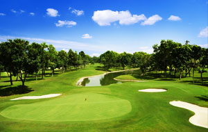 view from the green, vieetnam golf country club, ho chi minh, vietnam